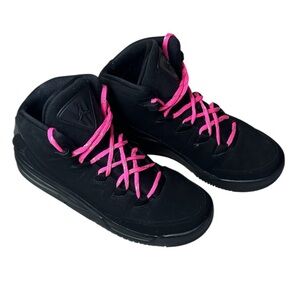 Nike Jordan Air Deluxe GS 'Black/Pink’ Basketball Sneakers Size 6.5Y US